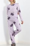 Alt Üst Aynı Rotasyon Pijama Takımı Lila - 788.1287.